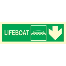 334309 Lifeboat Right Side Arrow Down