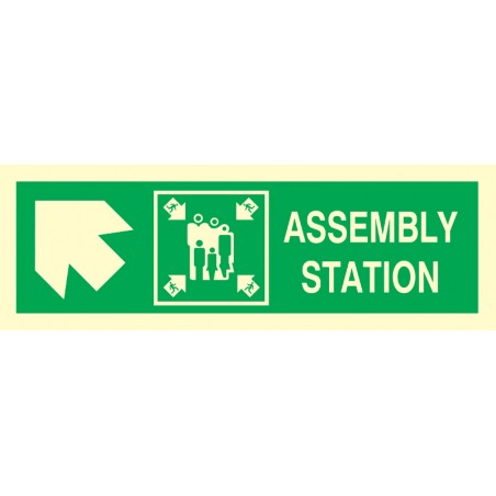 334322 Assembly Station Arrow 45deg UP (L)