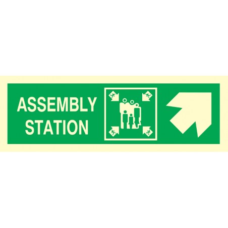 334323 Assembly Station Arrow 45deg UP (R)