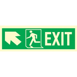 334402 Exit Arrow 45deg UP (L)