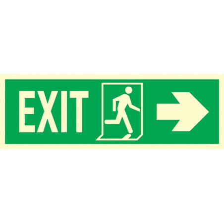 334405 Exit Arrow Horiz (R)