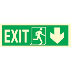 334409 Exit Arrow Down (R)