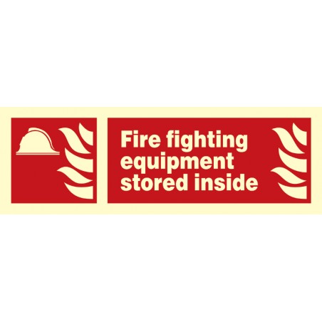 336149 Fire Equipment stored inside (RED)