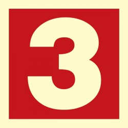 336203 Number 3 (RED)