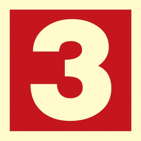 336203 Number 3 (RED)