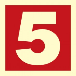 336205 Number 5 (RED)