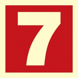 336207 Number 7 (RED)