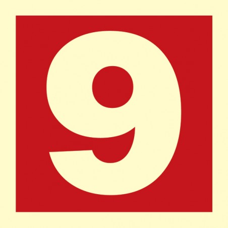 336209 Number 9 (RED)