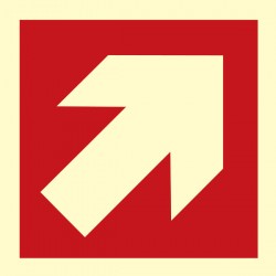 336211 Arrow 45deg up (R) (RED)