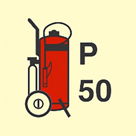 336085 Wheeled Powder Fire Extinguisher P50
