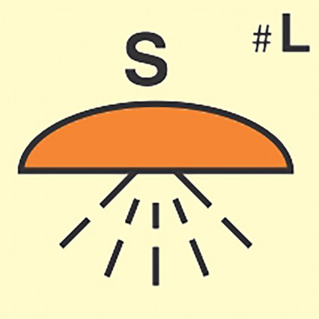 336864 Space Protected By Sprinkler Fire Extinguishing System