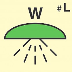 336863 Space Protected By Water Fire Extinguishing System