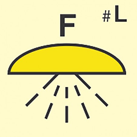 336861 Space Protected By Foam Fire Extinguishing System