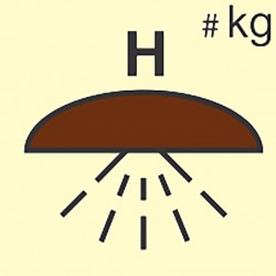 336860 Space Protected By HALON Fire Extinguishing System