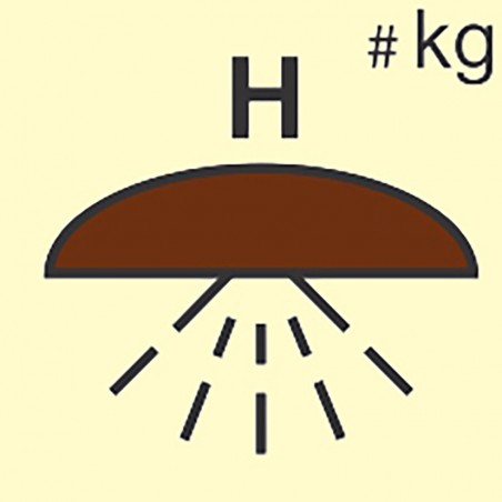 336860 Space Protected By HALON Fire Extinguishing System