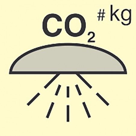 336859 Space Protected By Co2 Fire Extinguishing System