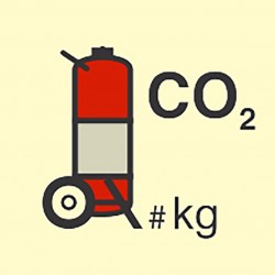 336852 Wheeled Co2 Fire Extinguisher