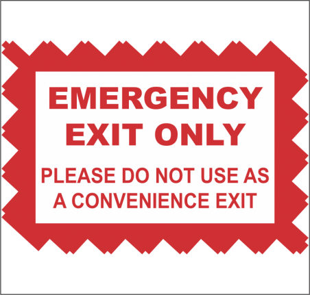 Emergency Exit - Aluminum Sign