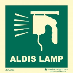 ALDIS LAMP 334081 IMO Photoluminescent Self Adhesive Vinyl 15x15cm