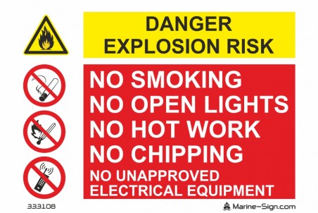 333108 Danger Explosion Risk