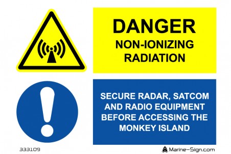 333109 Danger Non Ionizing Radiation