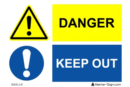 333112 Danger Keep Out