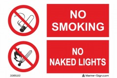 338522 No Smoking / No Naked Lights