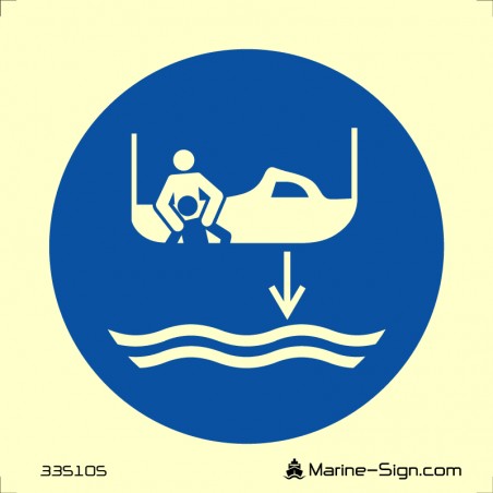 335105 Lower Rescue Boat