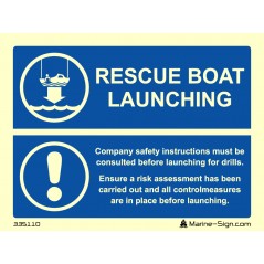 335110 Rescue Boat Launching