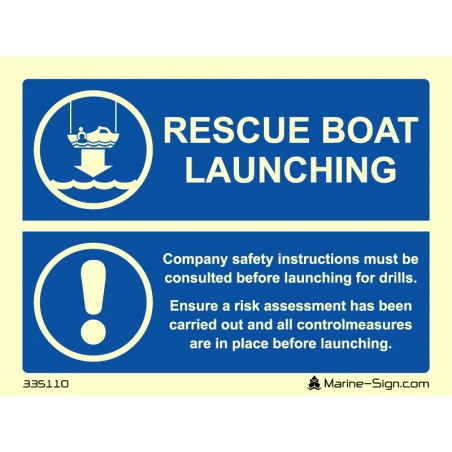 335110 Rescue Boat Launching