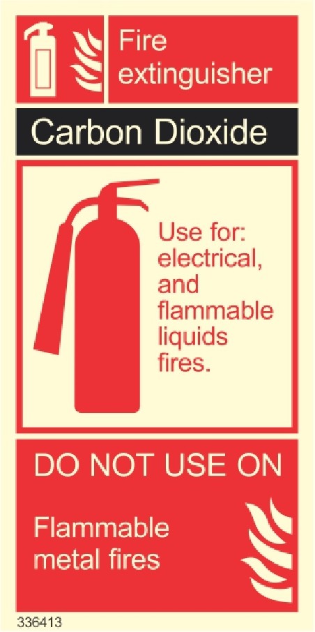 336413 Fire Extinguisher Carb.Dioxide (RED)