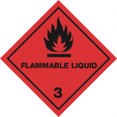 IMO/IATA 3.0 Flammable liquid - Bulk Labels  95 x 95mm