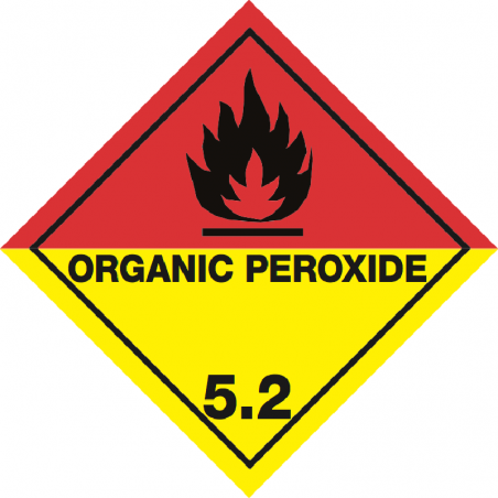 IMO/IATA 5.2 Organic peroxide - Bulk Labels  95 x 95mm