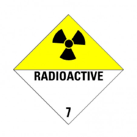 IMO/ADR/IATA 7.0 Radioactive - Bulk Labels  95 x 95mm