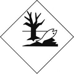 IMO/ADR/IATA EHS marine pollutant - Bulk Labels  95 x 95mm