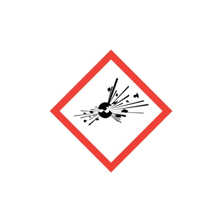 GHS Explosive - Bulk Labels  95 x 95mm