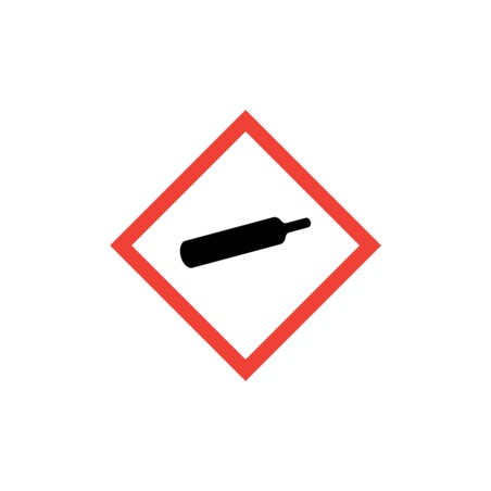 GHS Gases (under pressure) - Bulk Labels  95 x 95mm