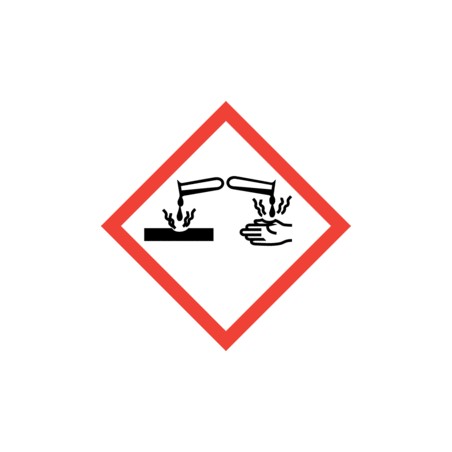 GHS Corrosive - Bulk Labels  95 x 95mm