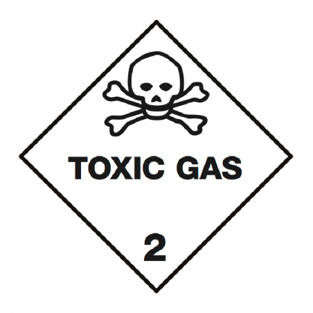 IMO/IATA 2.3 Toxic gas - Bulk Labels  250 x 250mm