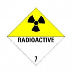 IMO/ADR/IATA 7.0 Radioactive - Bulk Labels  250 x 250mm
