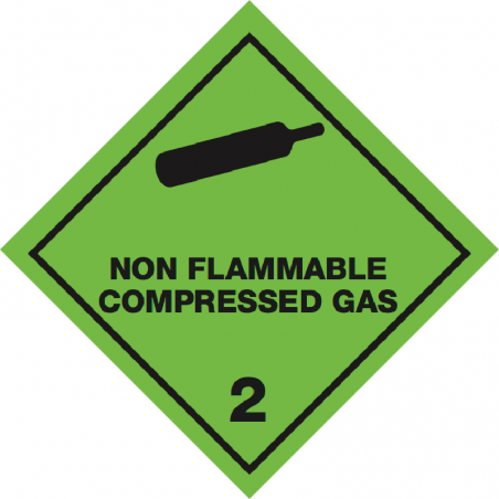 IMO 2.2 Non flammable compressed gas - Bulk Labels  250 x 250mm