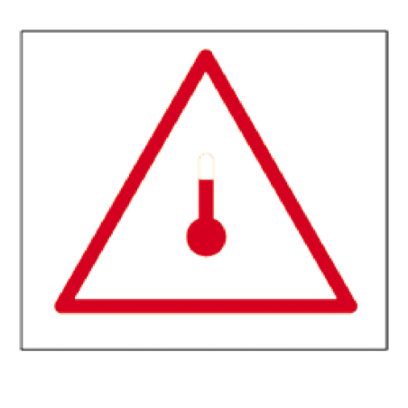 IMO/ADR Elevated temperature - Bulk Labels  250 x 250mm