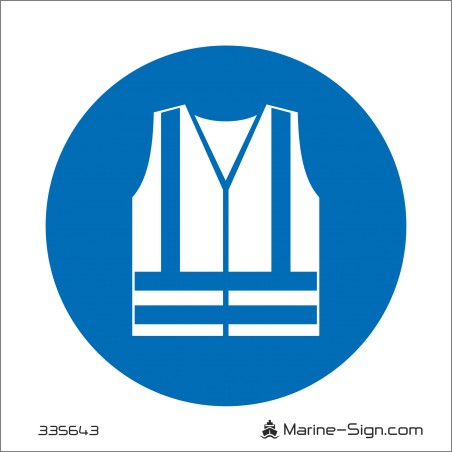 335643 High Visibility Clothing - Aluminum Sign
