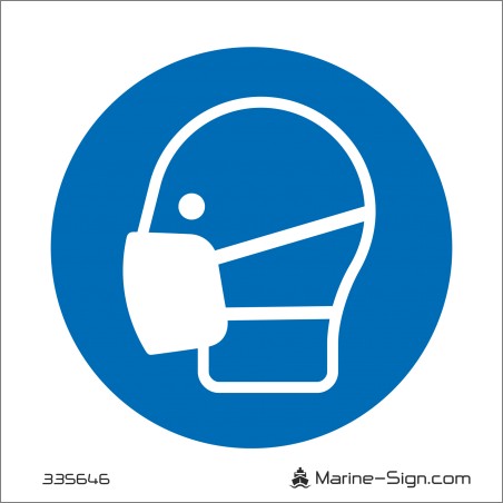 335646 Wear Mask - Aluminum Sign