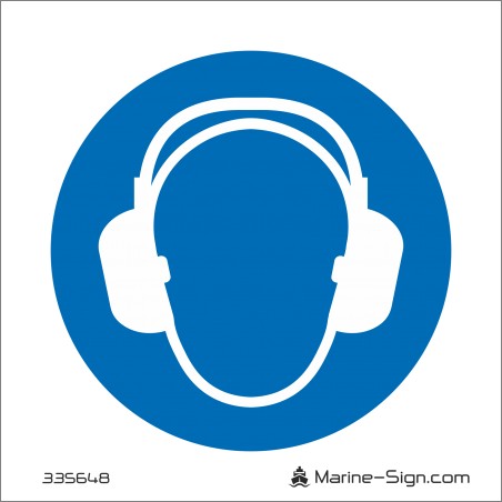 335648 Wear Ear Protection - Aluminum Sign