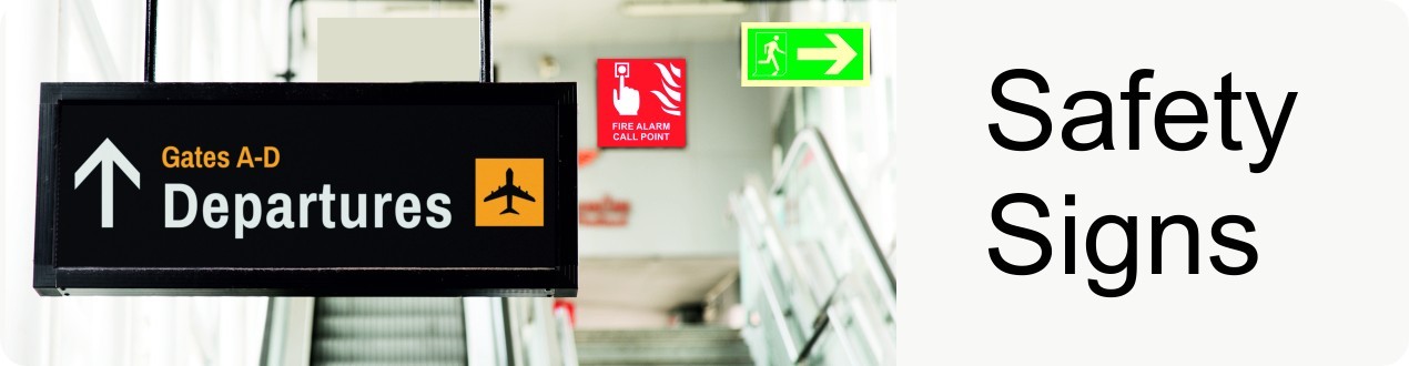 Safety Signs specially designed and manufactured to meet the needs of each individual professional sector.