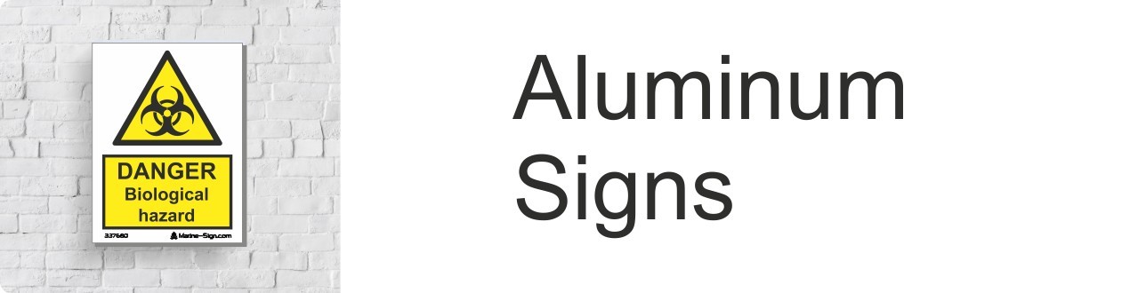 Manufacturer and International supplier of Aluminum signs