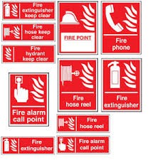 Photoluminescent Fire Equipment Signs